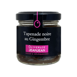 Black olive and truffle tapenade in an 85g jar, made with French black olives and Tuber melanosporum truffle.