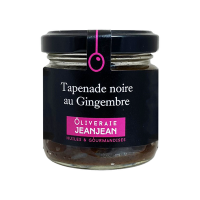 Black olive and truffle tapenade in an 85g jar, made with French black olives and Tuber melanosporum truffle.