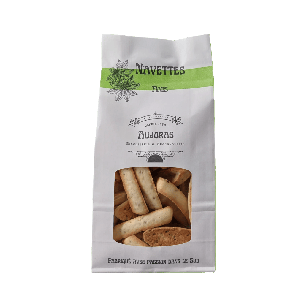 raditional Provençal Anise Navette biscuit with delicate anise aroma.