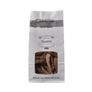 Crunchy Provencal biscuits with olives, savory Mediterranean snack.