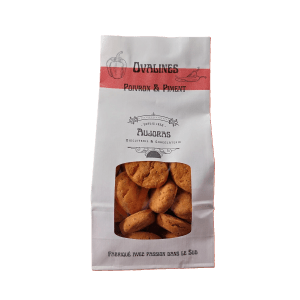 Savory Mediterranean biscuits with dried pepper and chili.