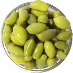250g pack of green Lucques olives, handpicked and brined